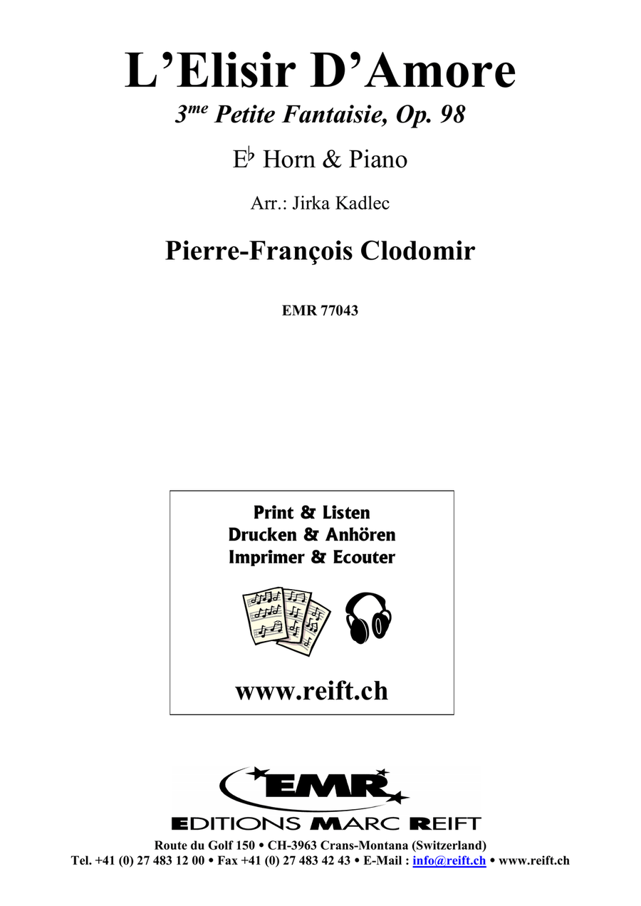 L'Elisir D'Amore L'Elisir D'Amore Horn scores gallery preview page 2