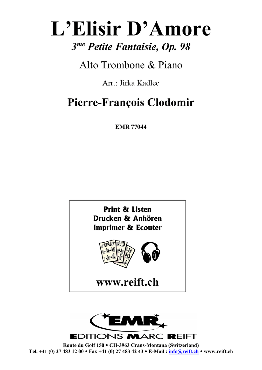 L'Elisir D'Amore L'Elisir D'Amore Piano Accompaniment scores gallery preview page 2