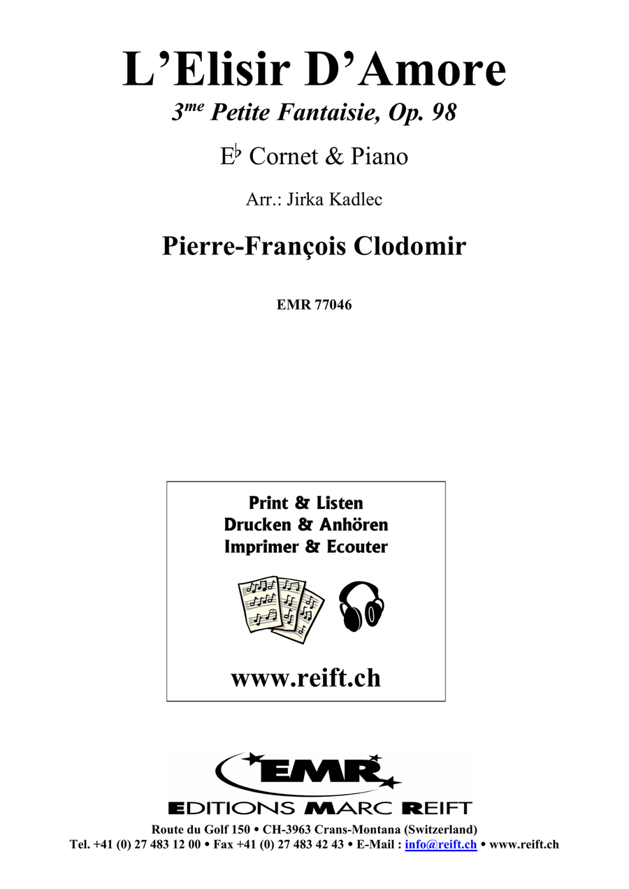 L'Elisir D'Amore L'Elisir D'Amore Cornet scores gallery preview page 2