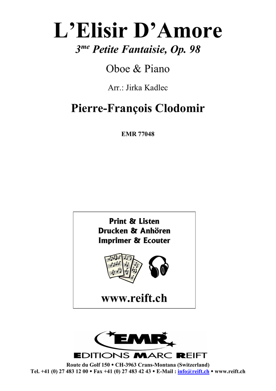 L'Elisir D'Amore L'Elisir D'Amore Piano Accompaniment scores gallery preview page 2