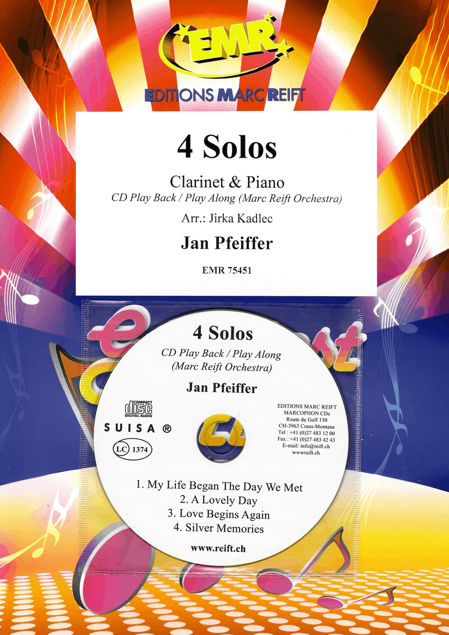 4 Solos 4 Solos Clarinet Solo scores gallery preview page 1
