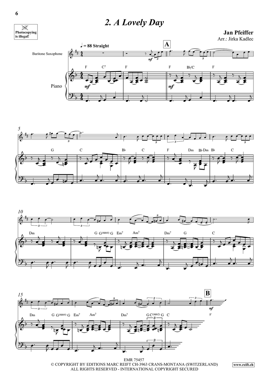 4 Solos 4 Solos Baritone Saxophone scores gallery preview page 6