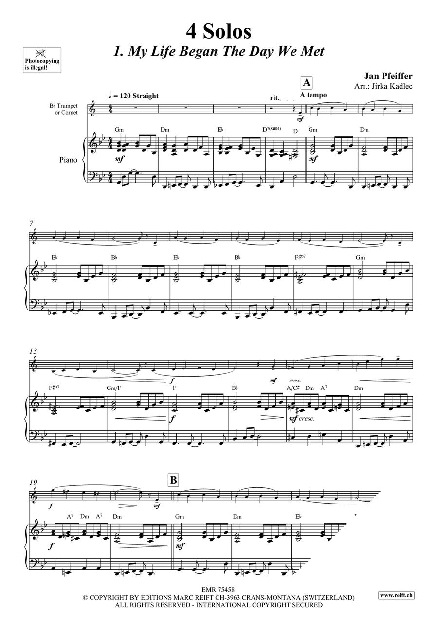 4 Solos 4 Solos Cornet scores gallery preview page 5