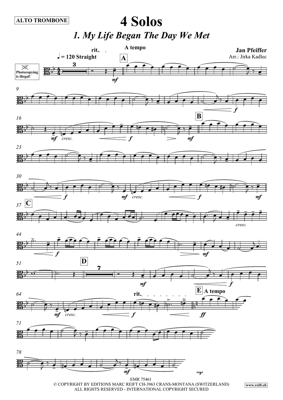4 Solos 4 Solos Piano Accompaniment scores gallery preview page 4