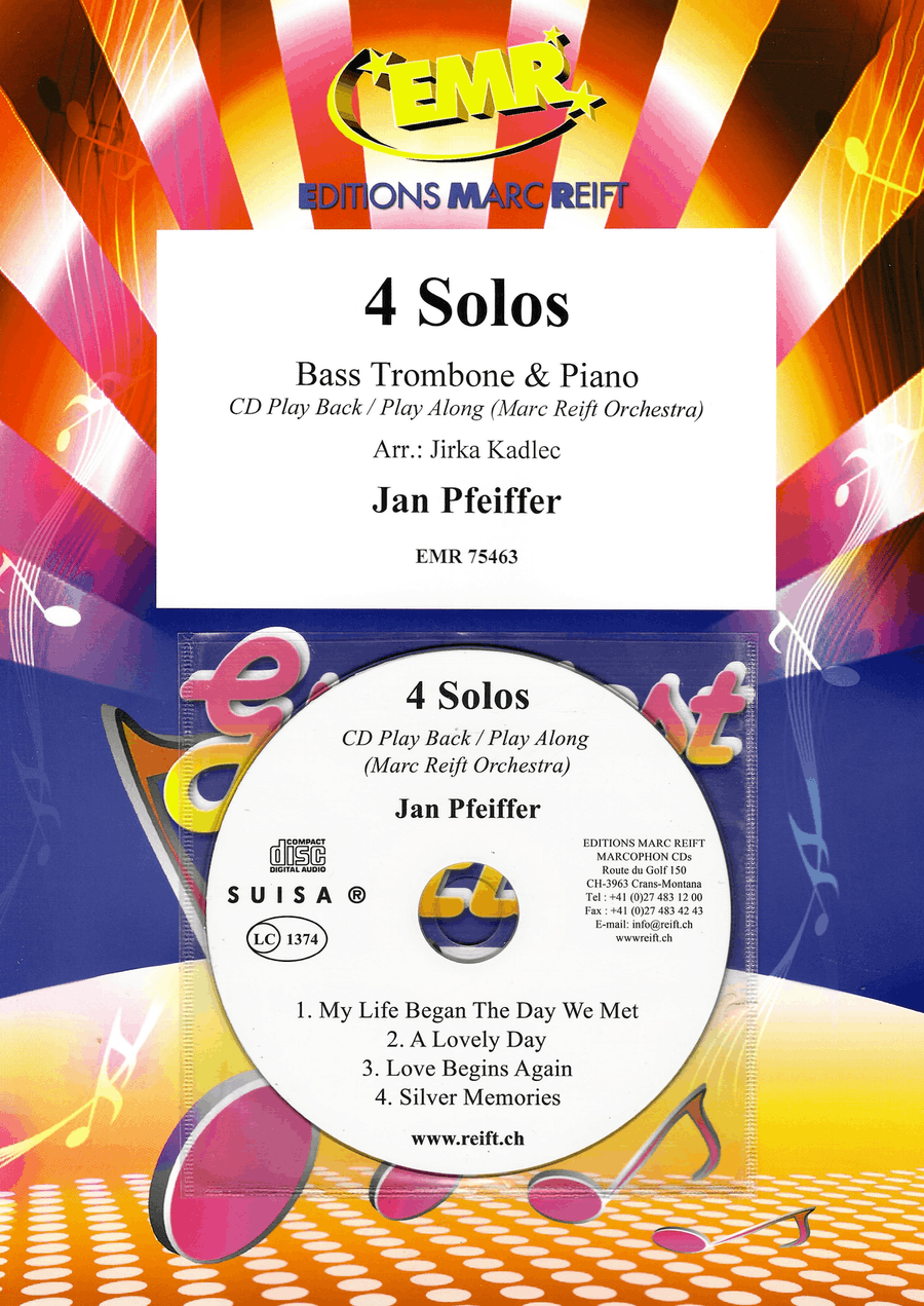 4 Solos 4 Solos Trombone scores gallery preview page 1