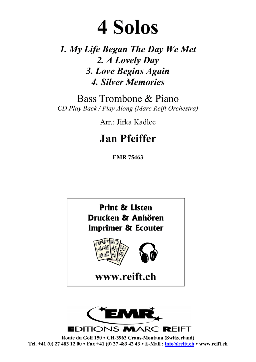 4 Solos 4 Solos Trombone scores gallery preview page 2