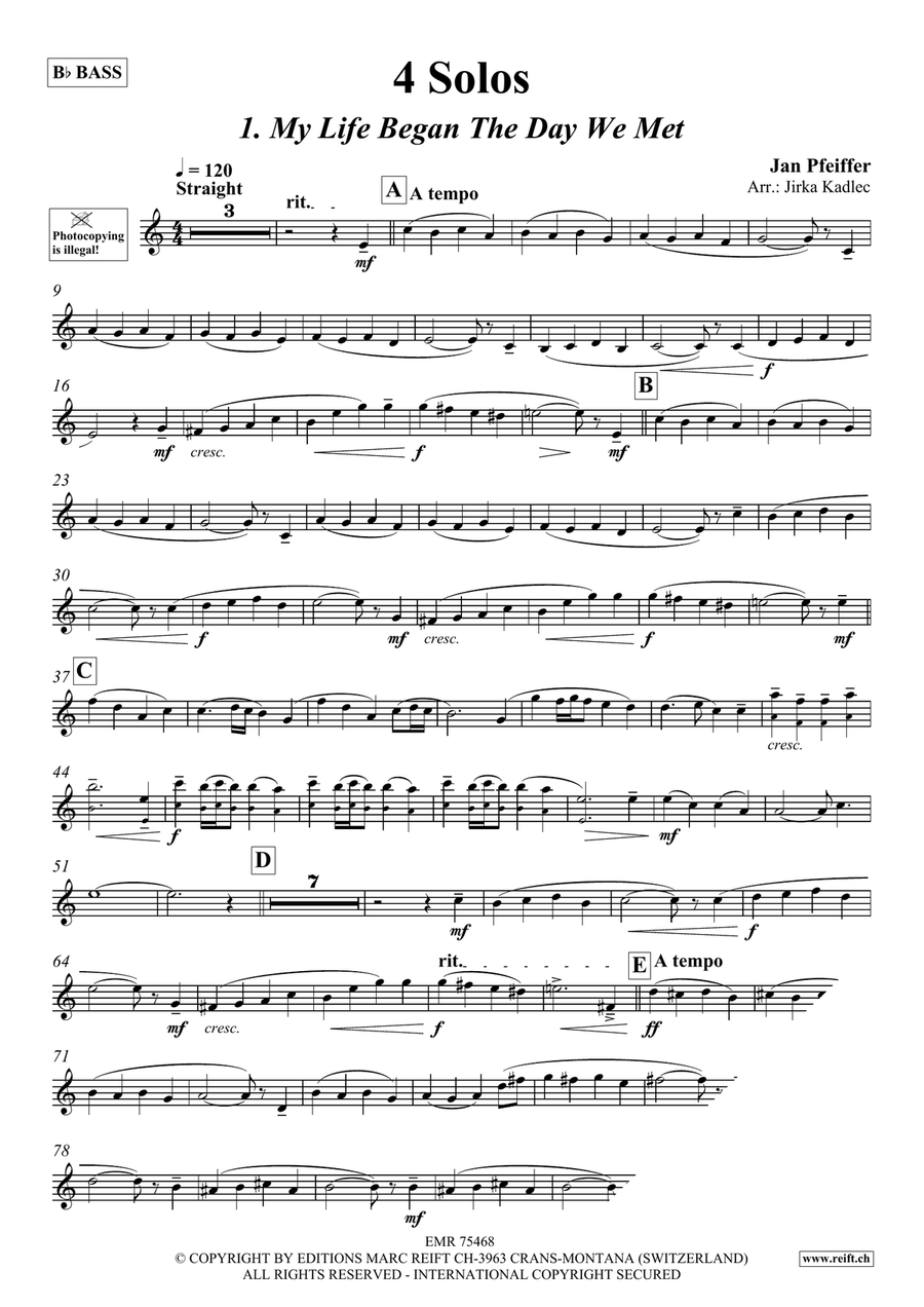 4 Solos 4 Solos Piano Accompaniment scores gallery preview page 4