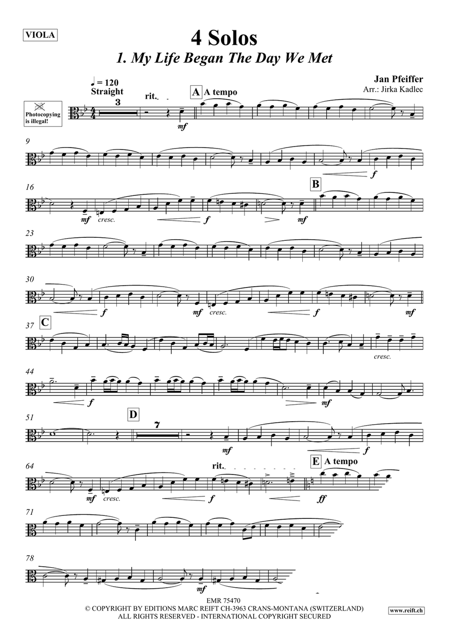 4 Solos 4 Solos Viola scores gallery preview page 4