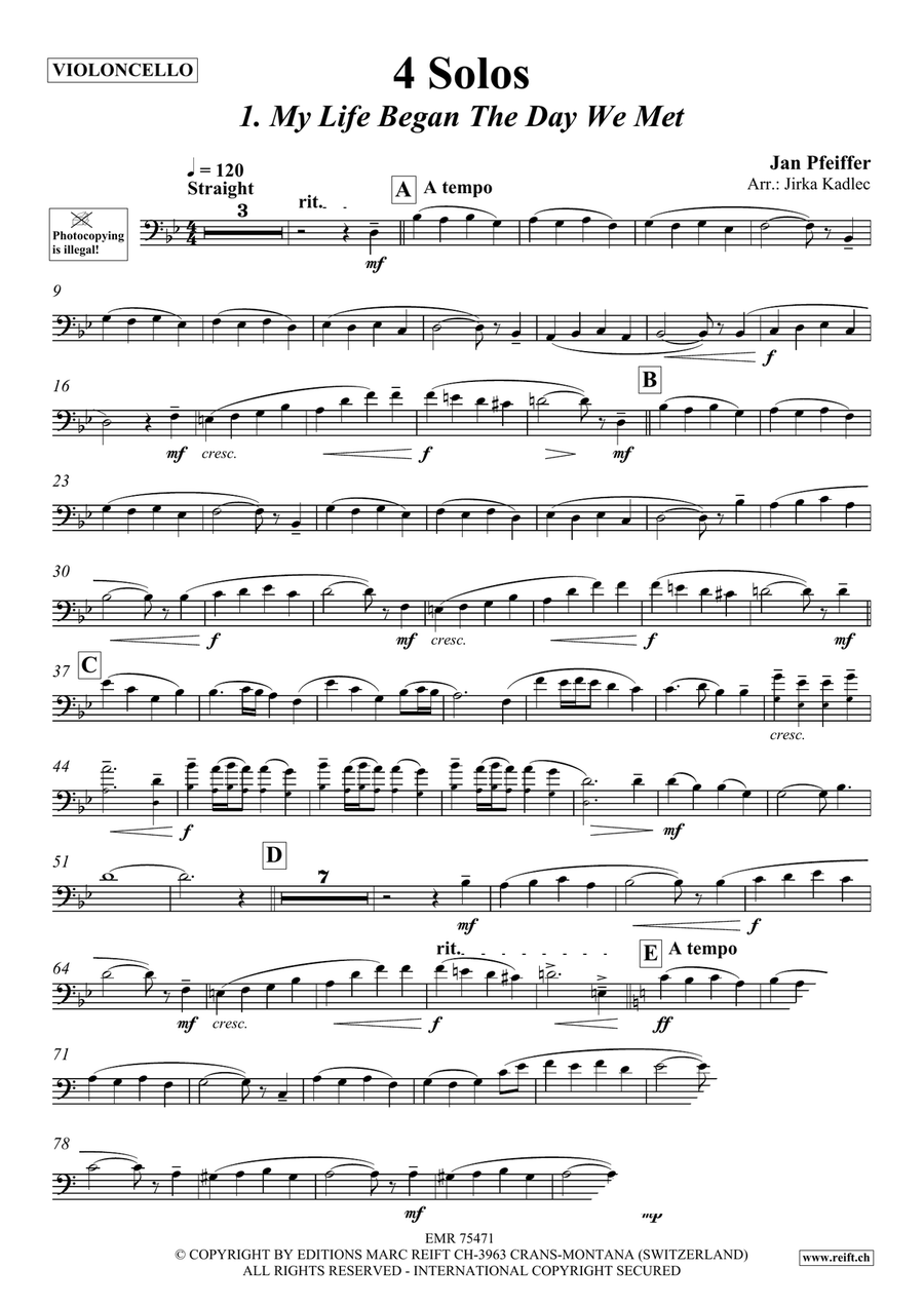 4 Solos 4 Solos Piano Accompaniment scores gallery preview page 4