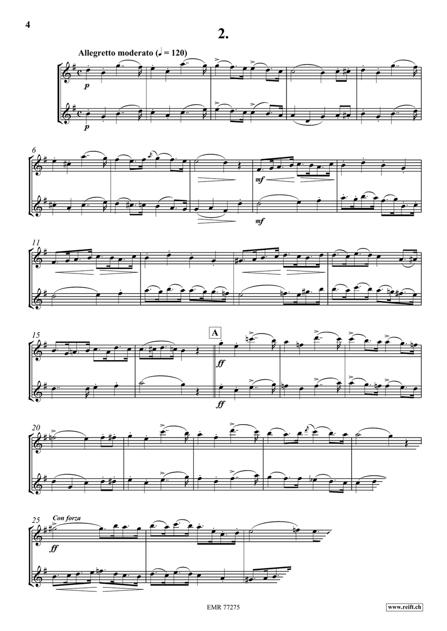 12 Duos Concertants 12 Duos Concertants Piccolo scores gallery preview page 4