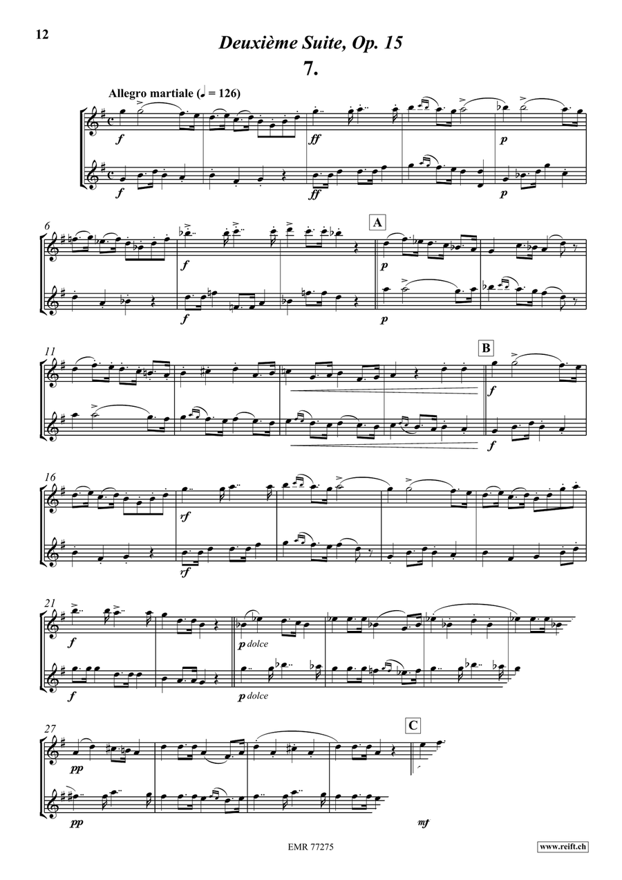 12 Duos Concertants 12 Duos Concertants Piccolo scores gallery preview page 9