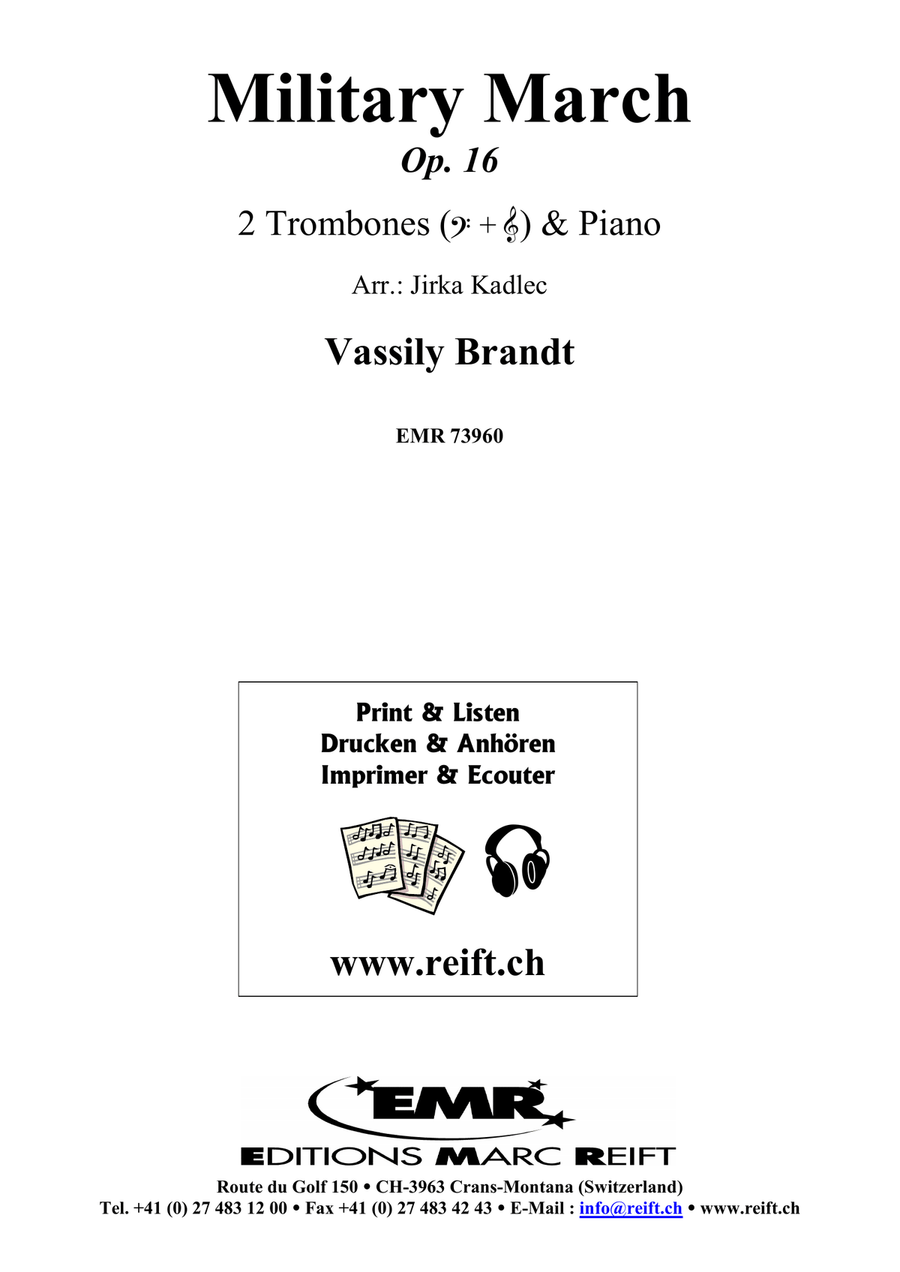 Military March Military March Trombone Duet scores gallery preview page 2