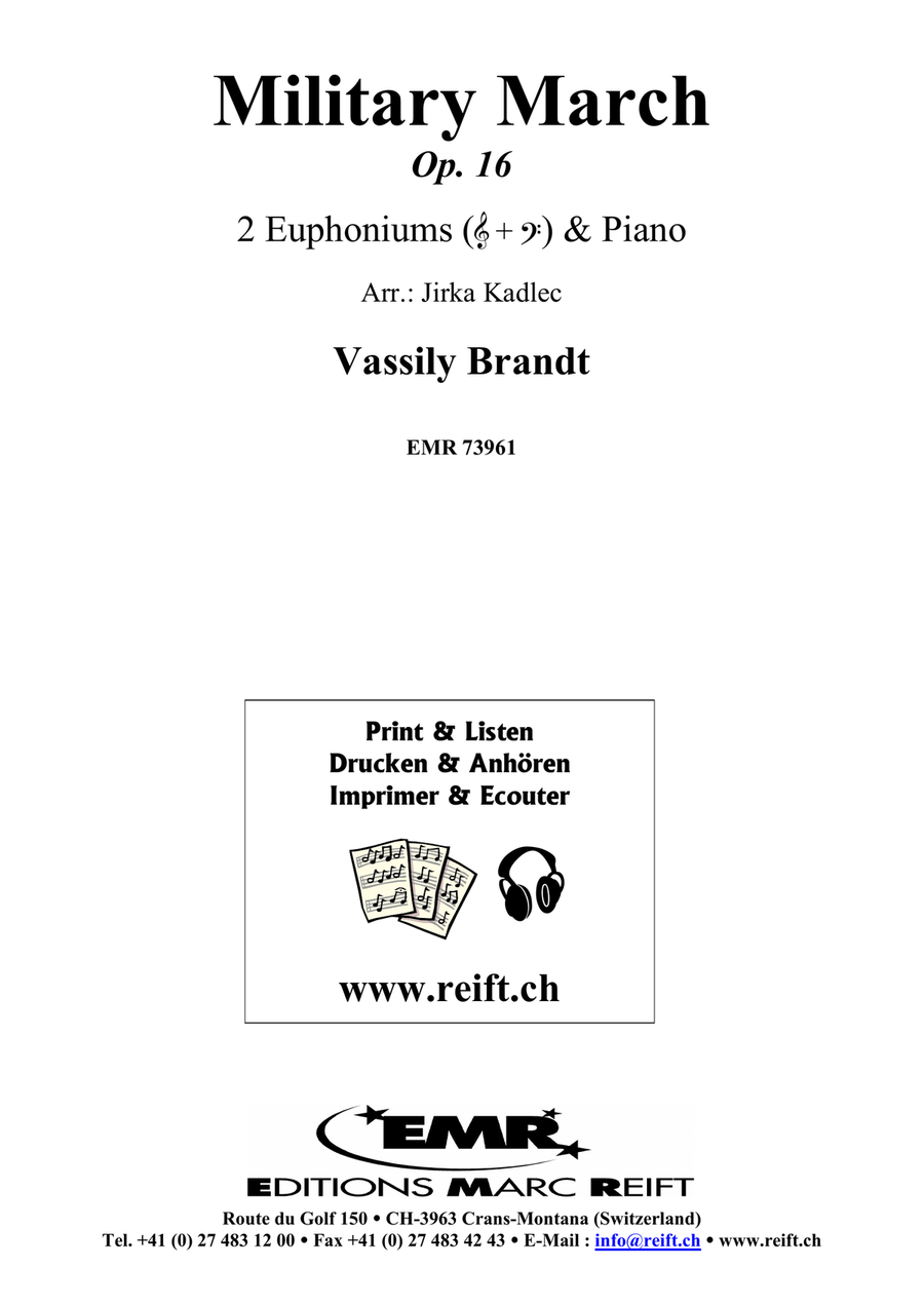 Military March Military March Euphonium Duet scores gallery preview page 2