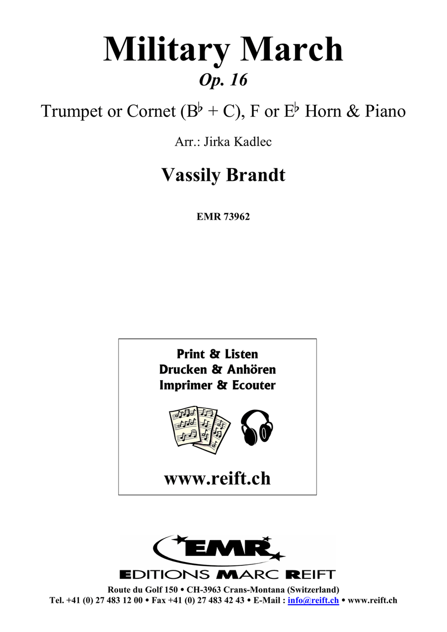 Military March Military March Cornet scores gallery preview page 2