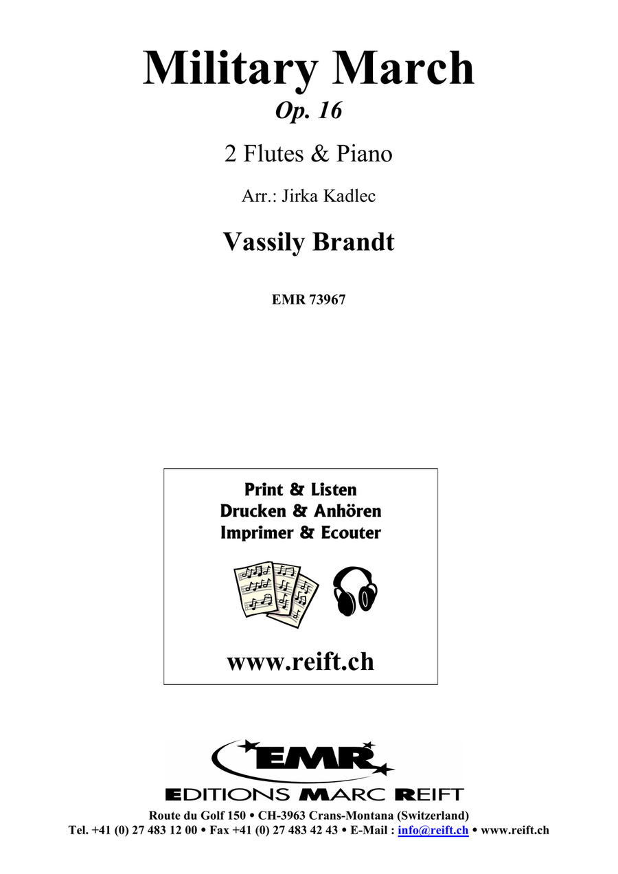 Military March Military March Flute Duet scores gallery preview page 2