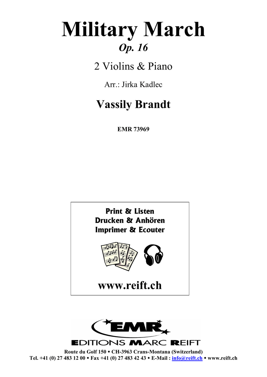 Military March Military March Violin scores gallery preview page 2