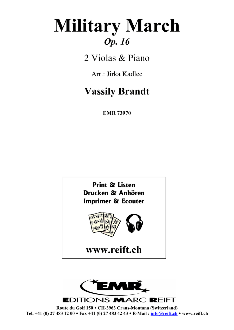 Military March Military March Viola scores gallery preview page 2