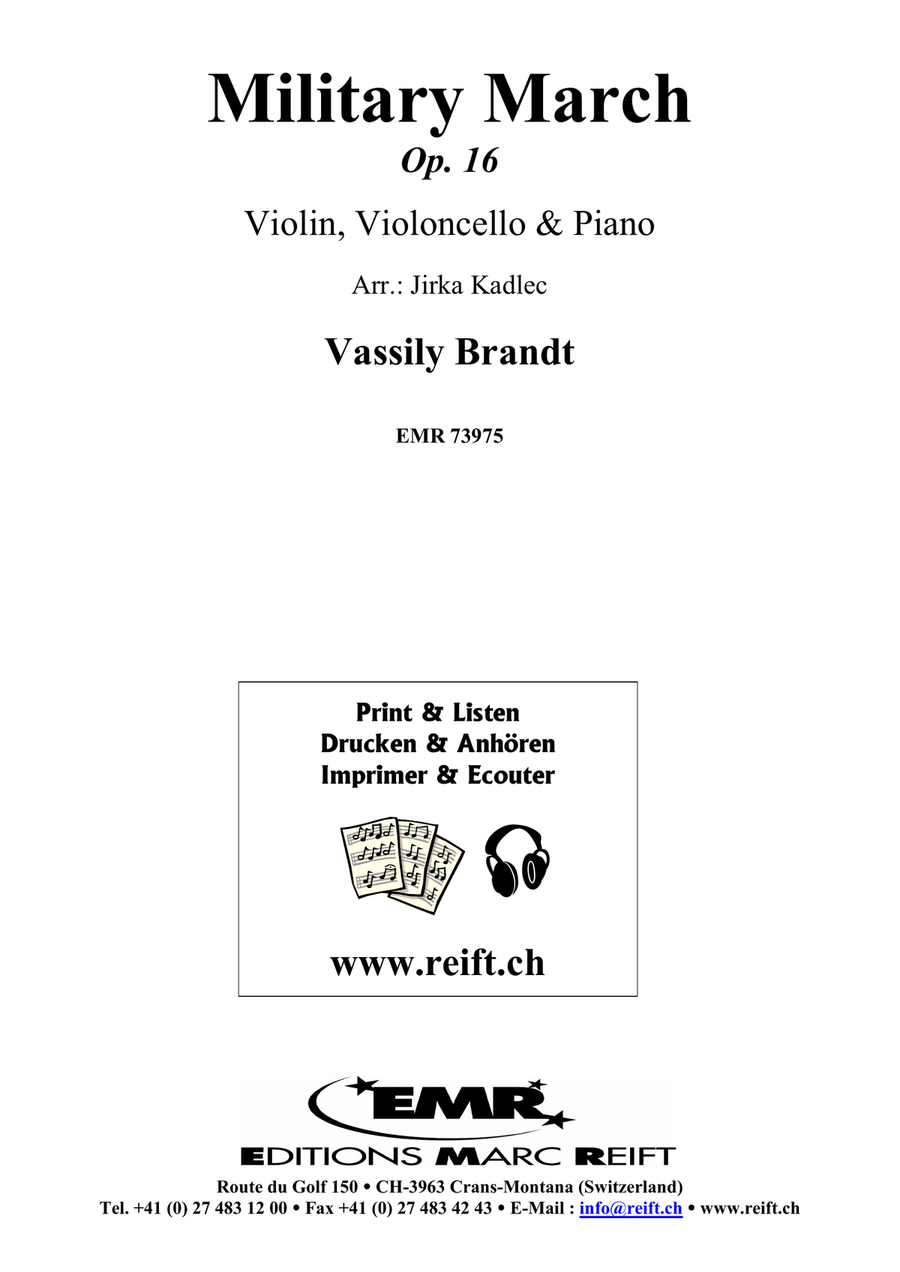Military March Military March Piano Trio scores gallery preview page 2