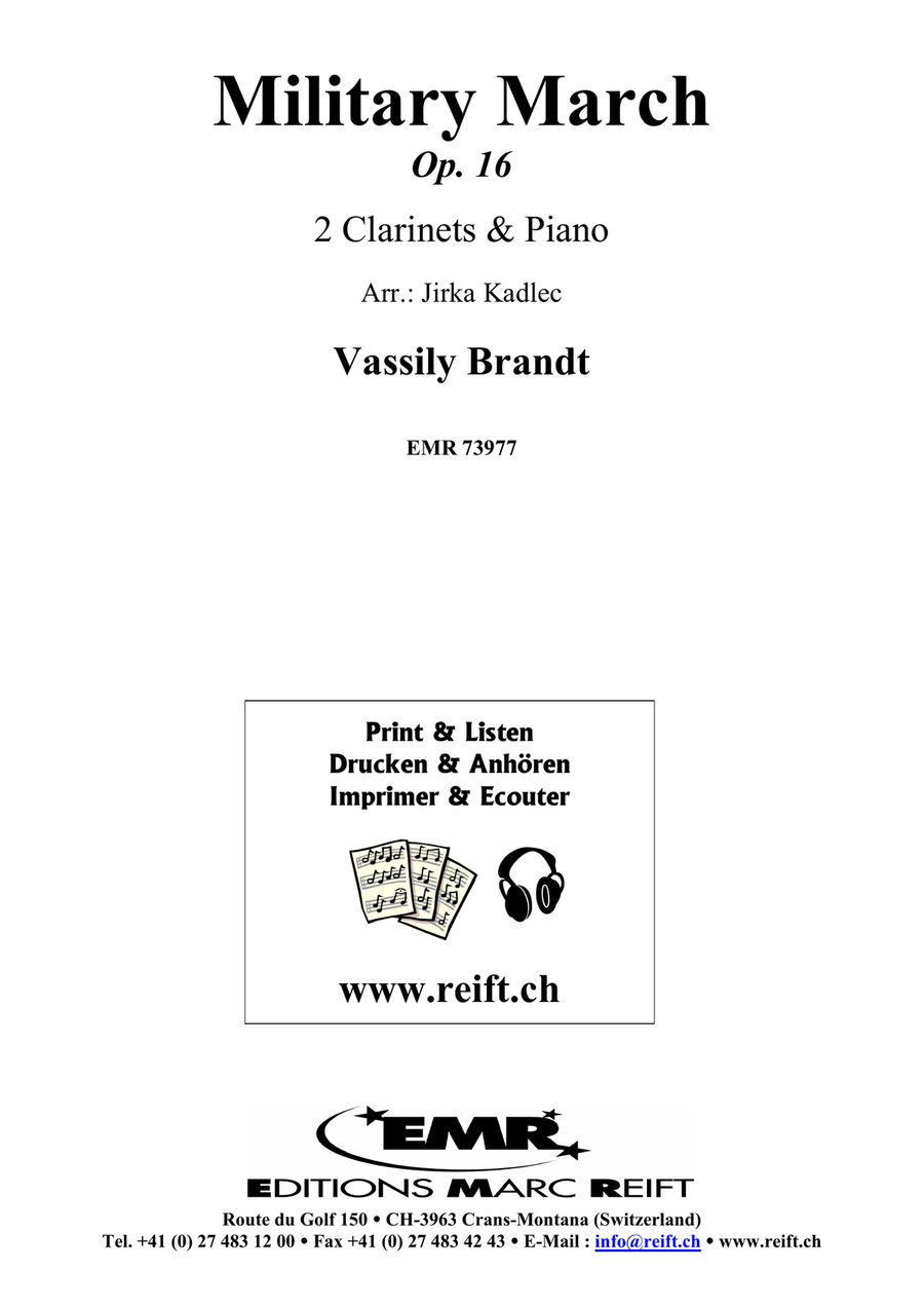 Military March Military March Clarinet Duet scores gallery preview page 2