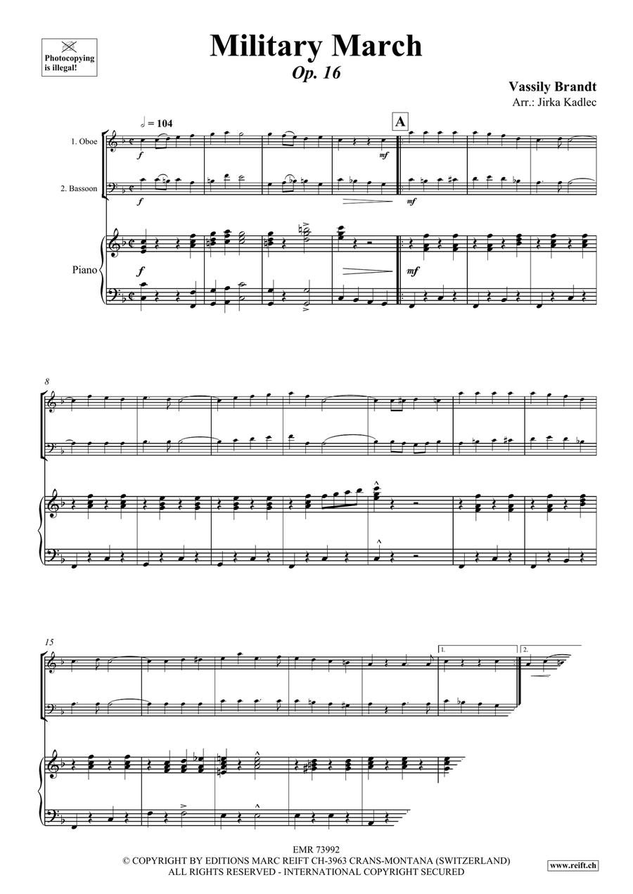 Military March Military March Bassoon scores gallery preview page 3