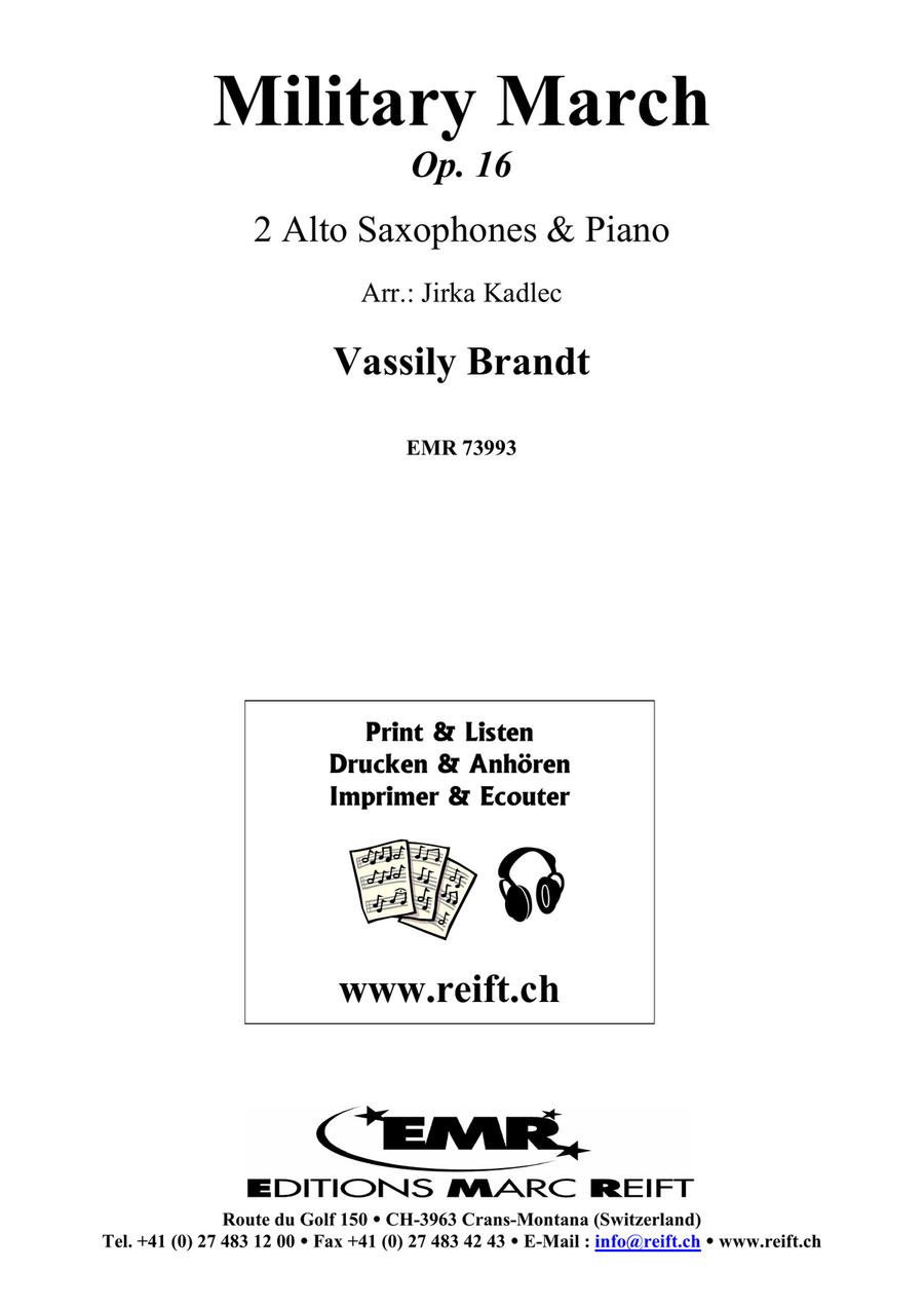 Military March Military March Alto Saxophone scores gallery preview page 2