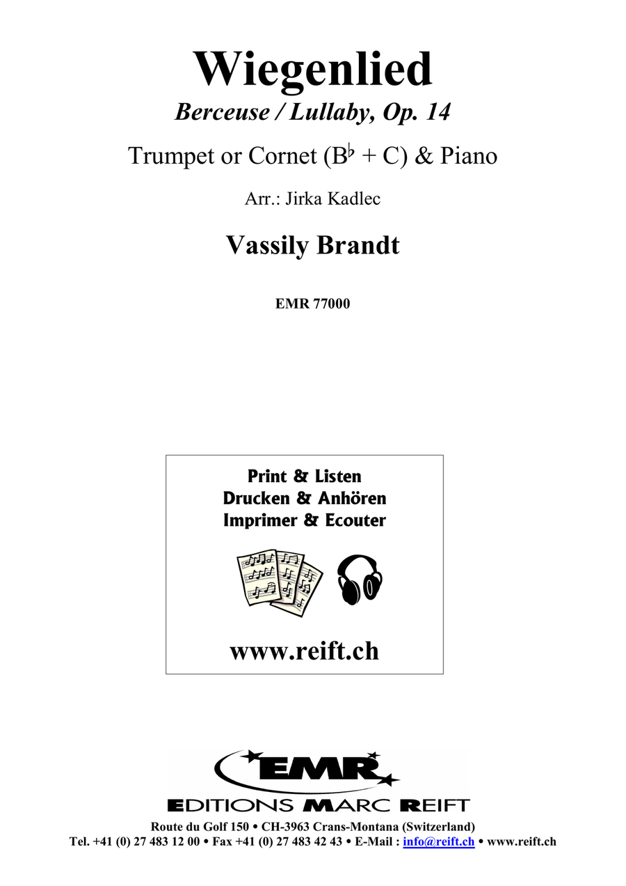 Wiegenlied Wiegenlied Cornet scores gallery preview page 2