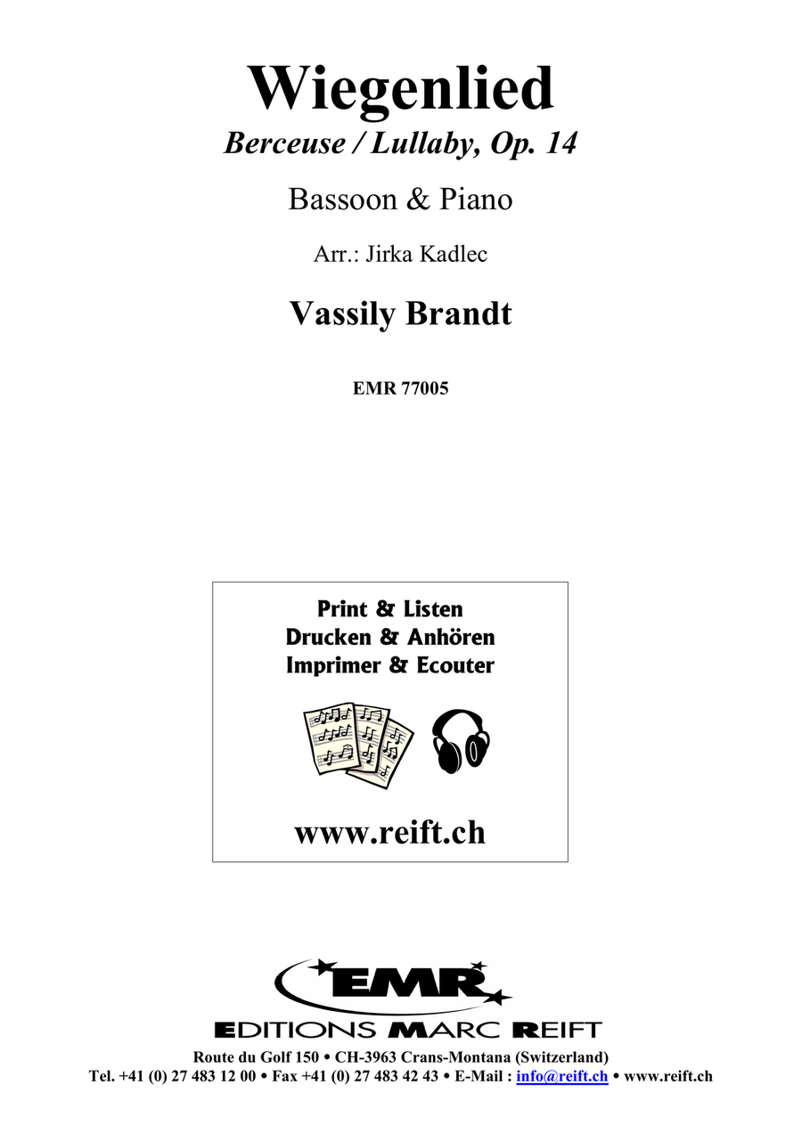 Wiegenlied Wiegenlied Bassoon Solo scores gallery preview page 2