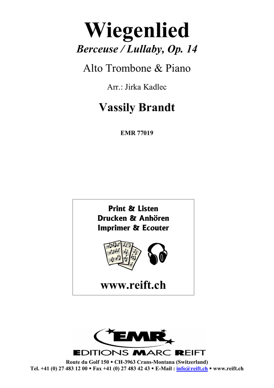 Wiegenlied Wiegenlied Piano Accompaniment scores gallery preview page 2