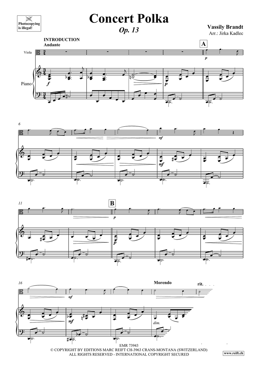 Concert Polka Concert Polka Piano Accompaniment scores gallery preview page 3