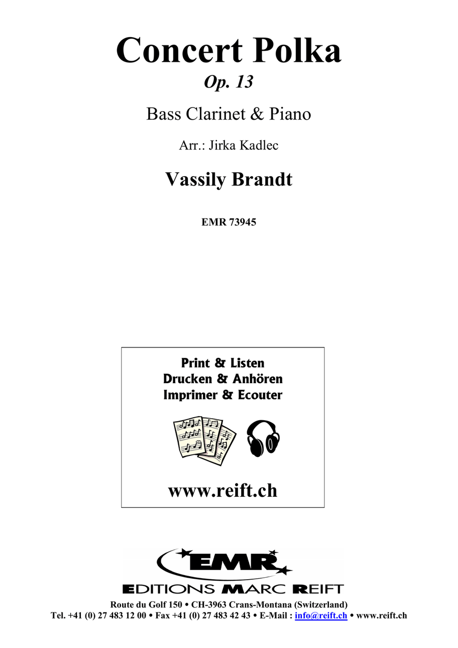 Concert Polka Concert Polka Bass Clarinet scores gallery preview page 2