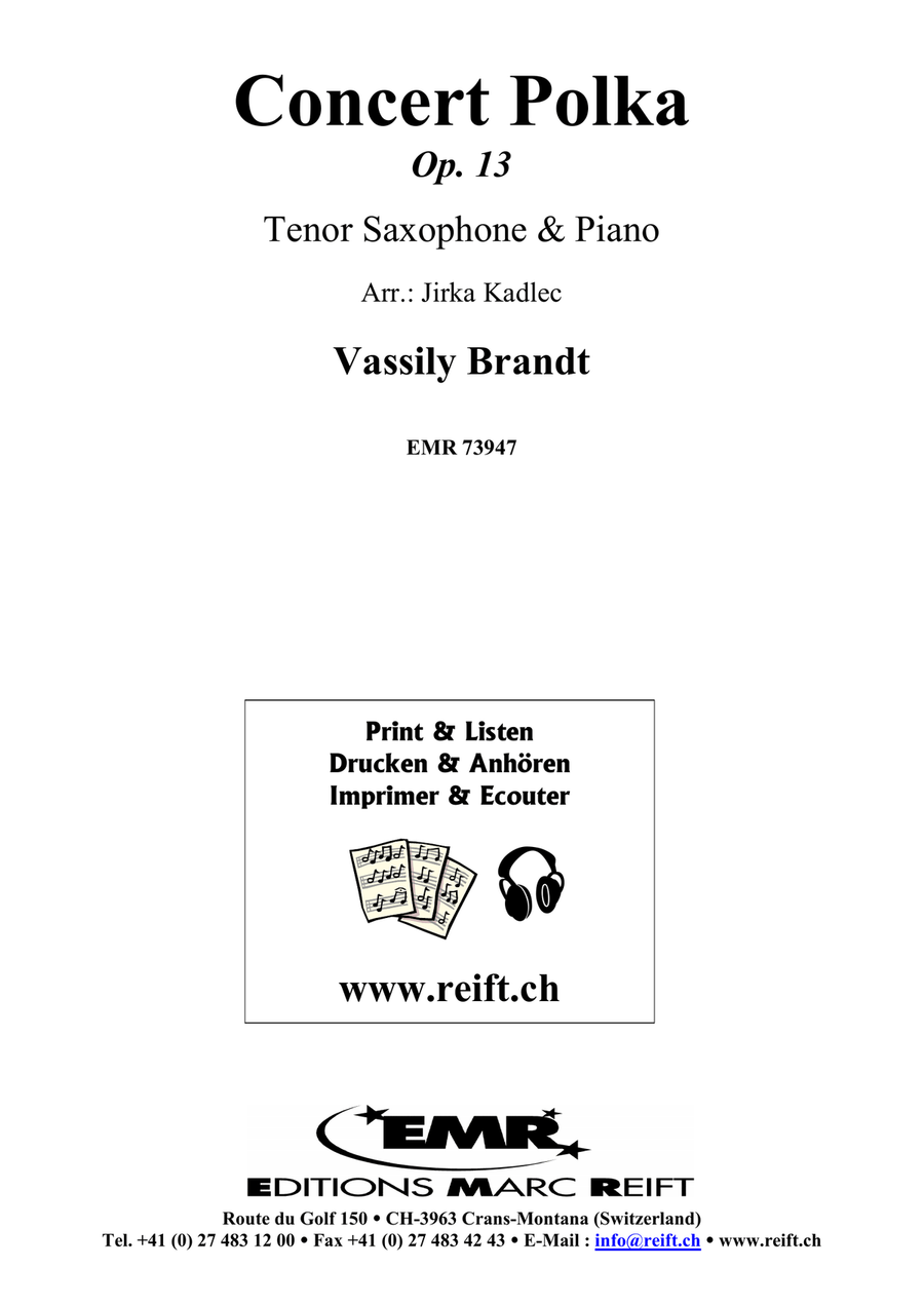 Concert Polka Concert Polka Tenor Saxophone scores gallery preview page 2