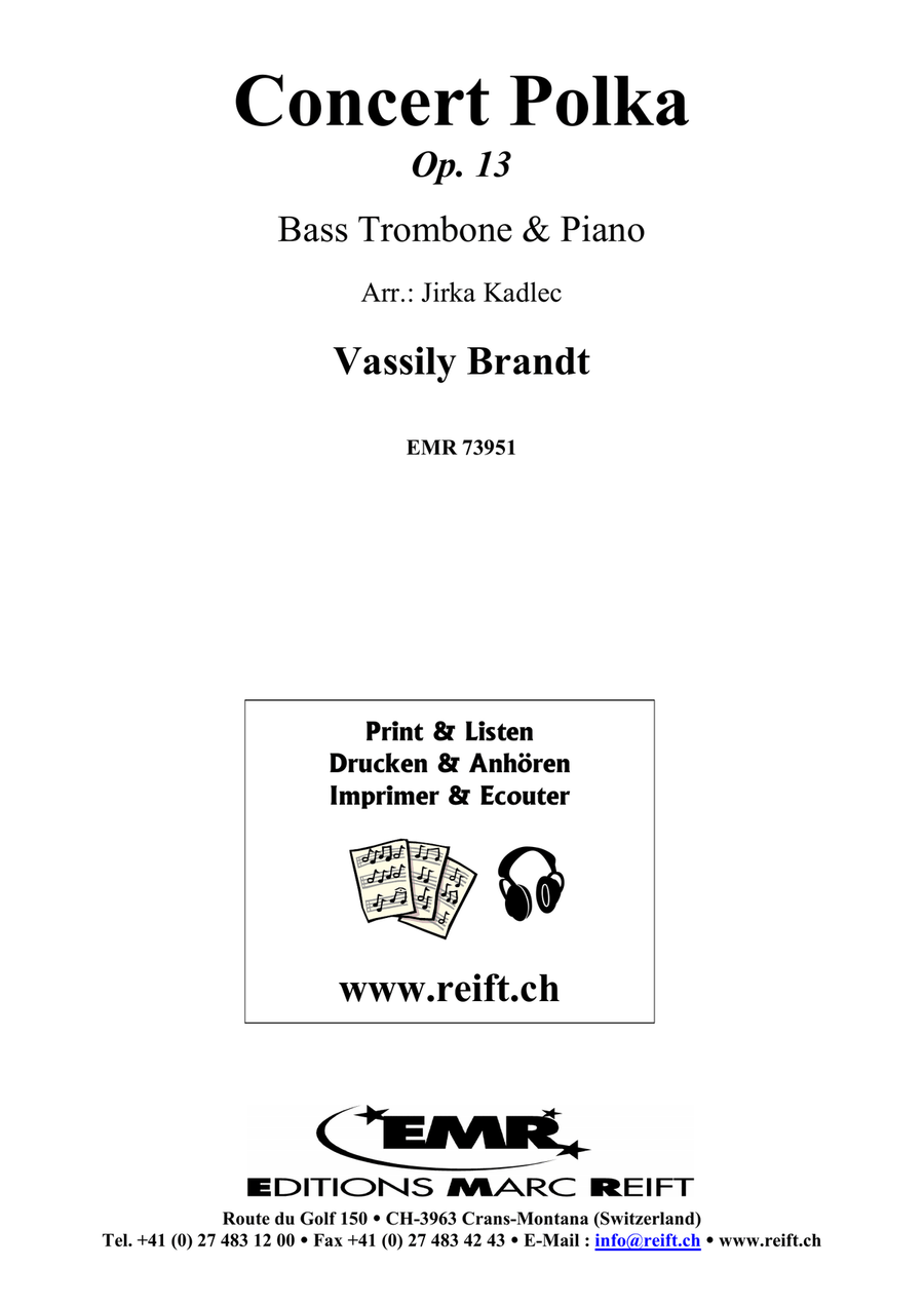 Concert Polka Concert Polka Bass Trombone scores gallery preview page 2