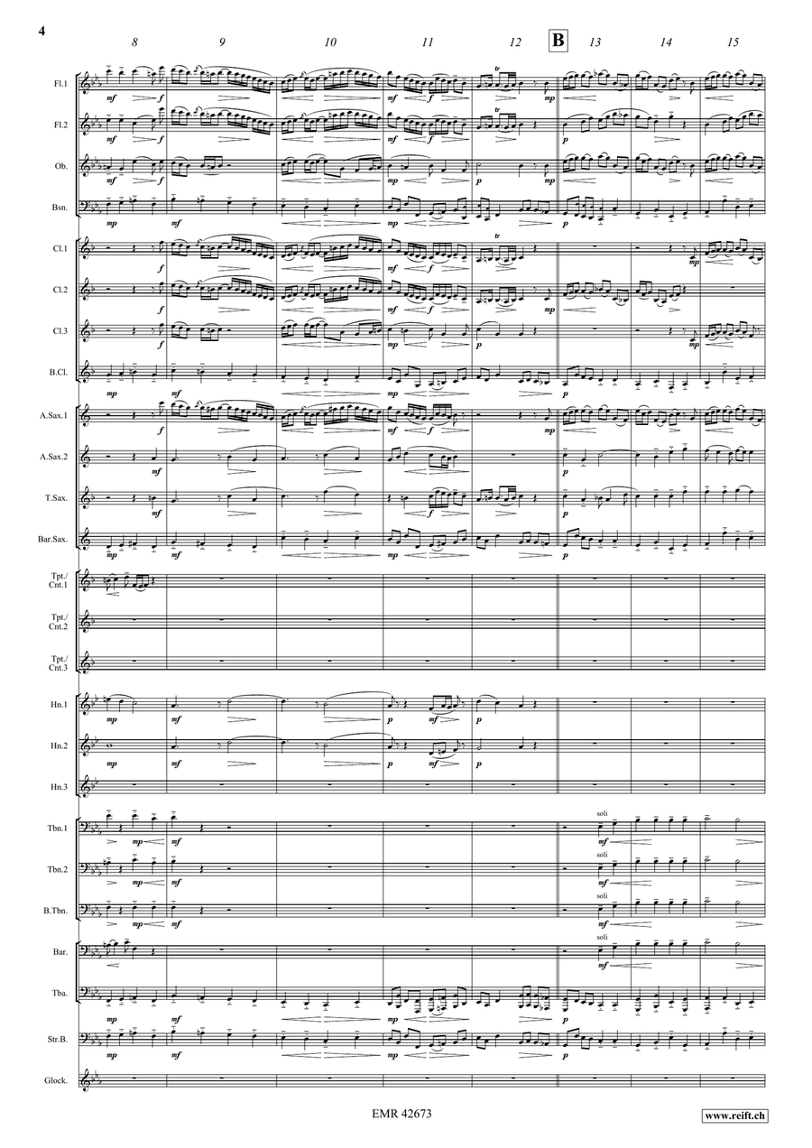 Wachet Auf, Ruft Uns Die Stimme Concert Band scores gallery preview page 4