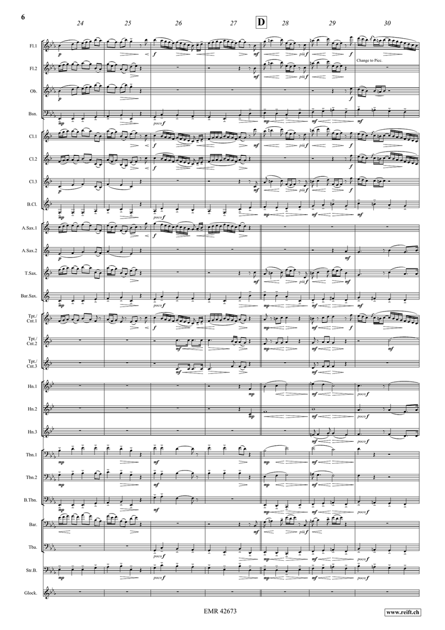Wachet Auf, Ruft Uns Die Stimme Concert Band scores gallery preview page 6