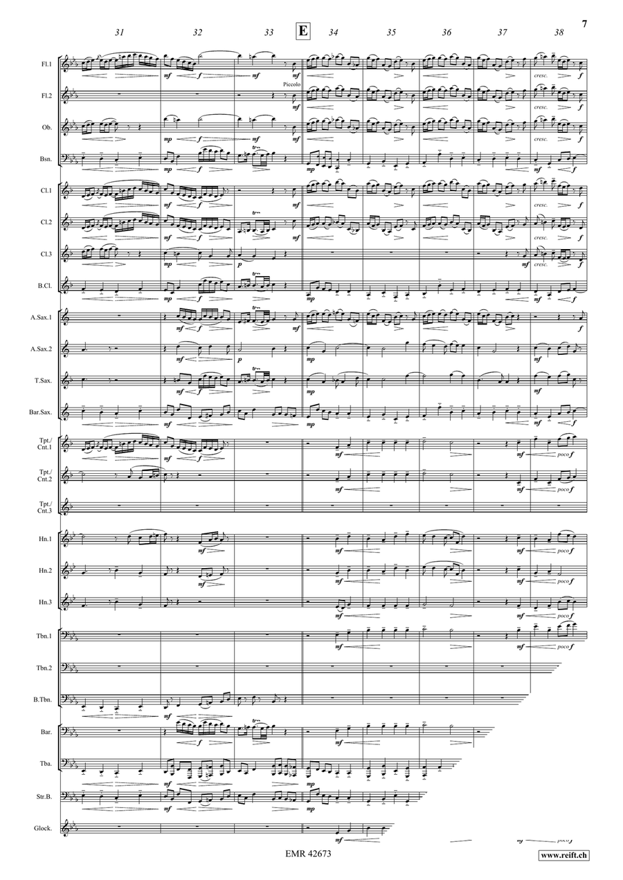 Wachet Auf, Ruft Uns Die Stimme Concert Band scores gallery preview page 7