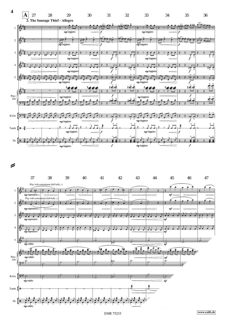 Funny Cats Funny Cats Flute scores gallery preview page 5