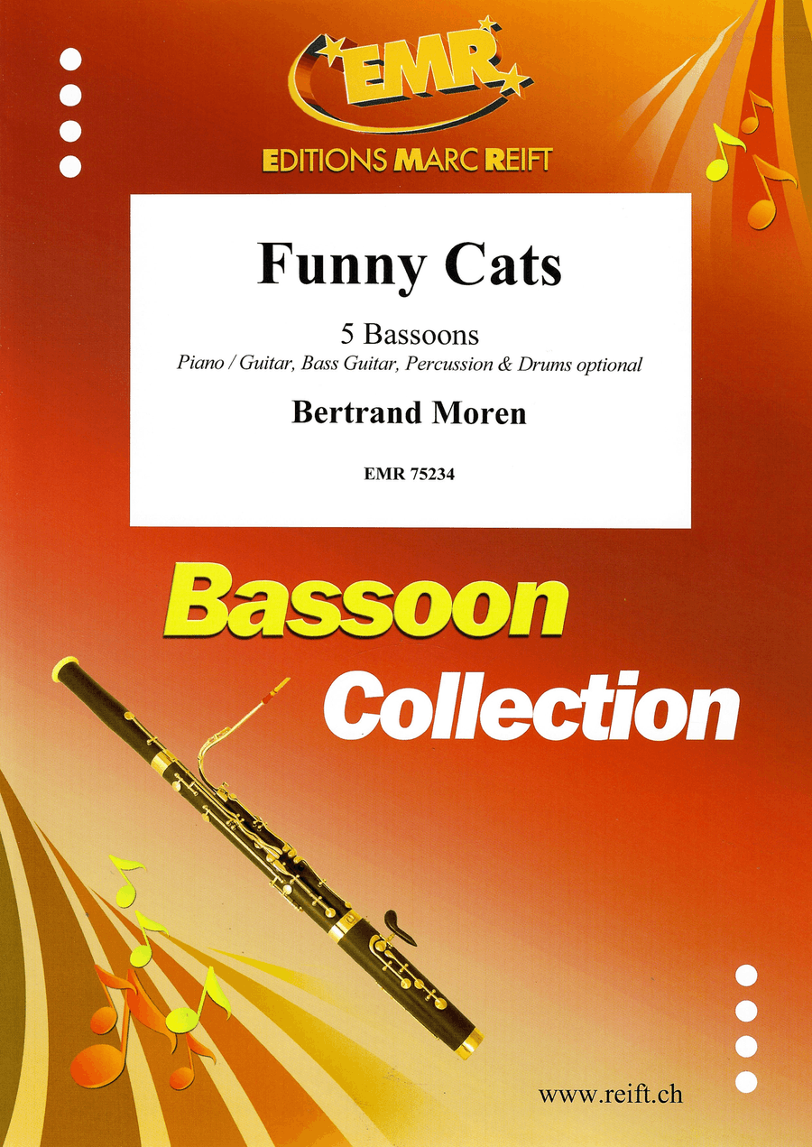 Funny Cats Funny Cats Bassoon scores gallery preview page 1