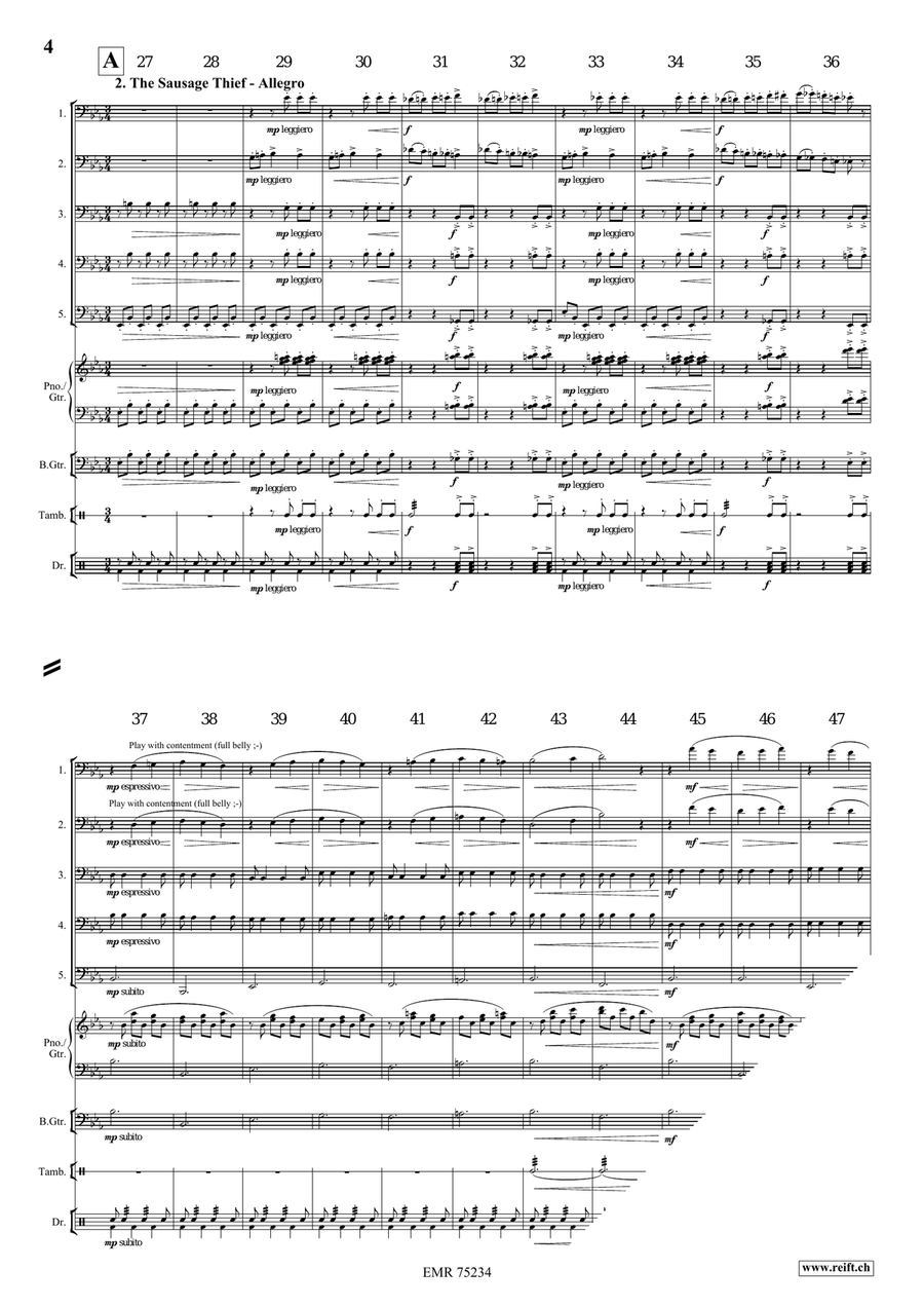 Funny Cats Funny Cats Bassoon scores gallery preview page 5