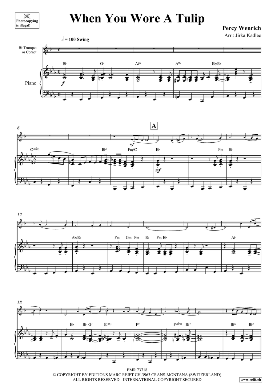 When You Wore A Tulip Cornet scores gallery preview page 4