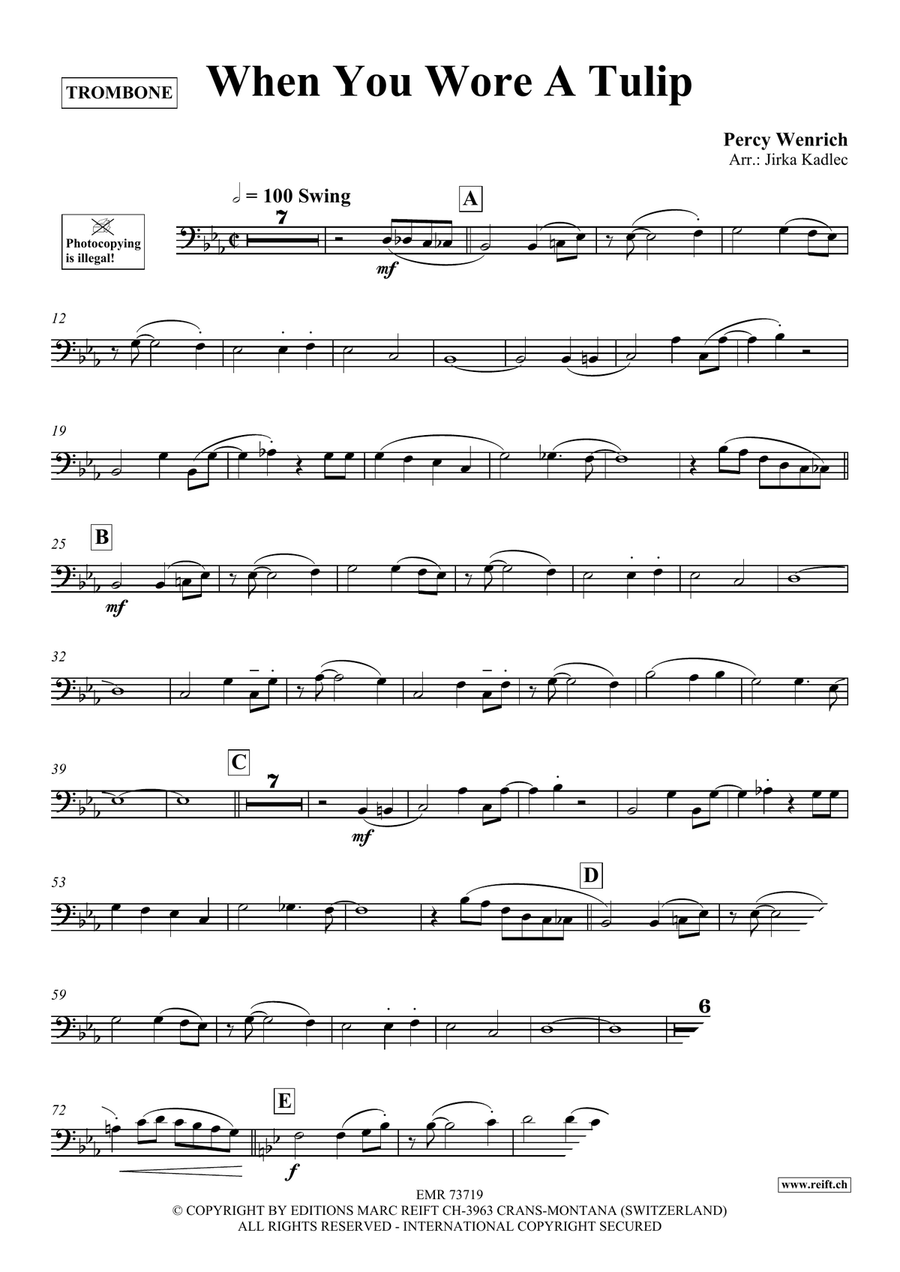 When You Wore A Tulip When You Wore A Tulip Piano Accompaniment scores gallery preview page 3