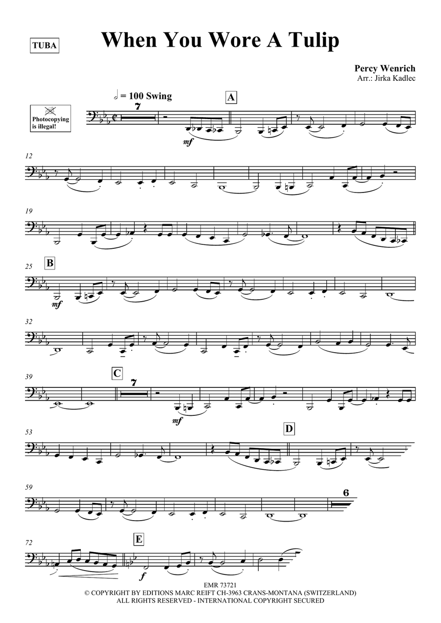 When You Wore A Tulip Tuba scores gallery preview page 3