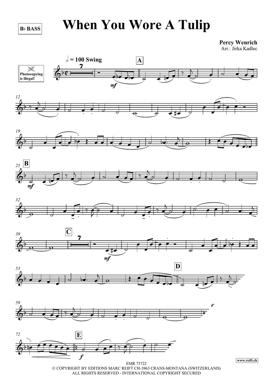 When You Wore A Tulip Voice Solo scores gallery preview page 3
