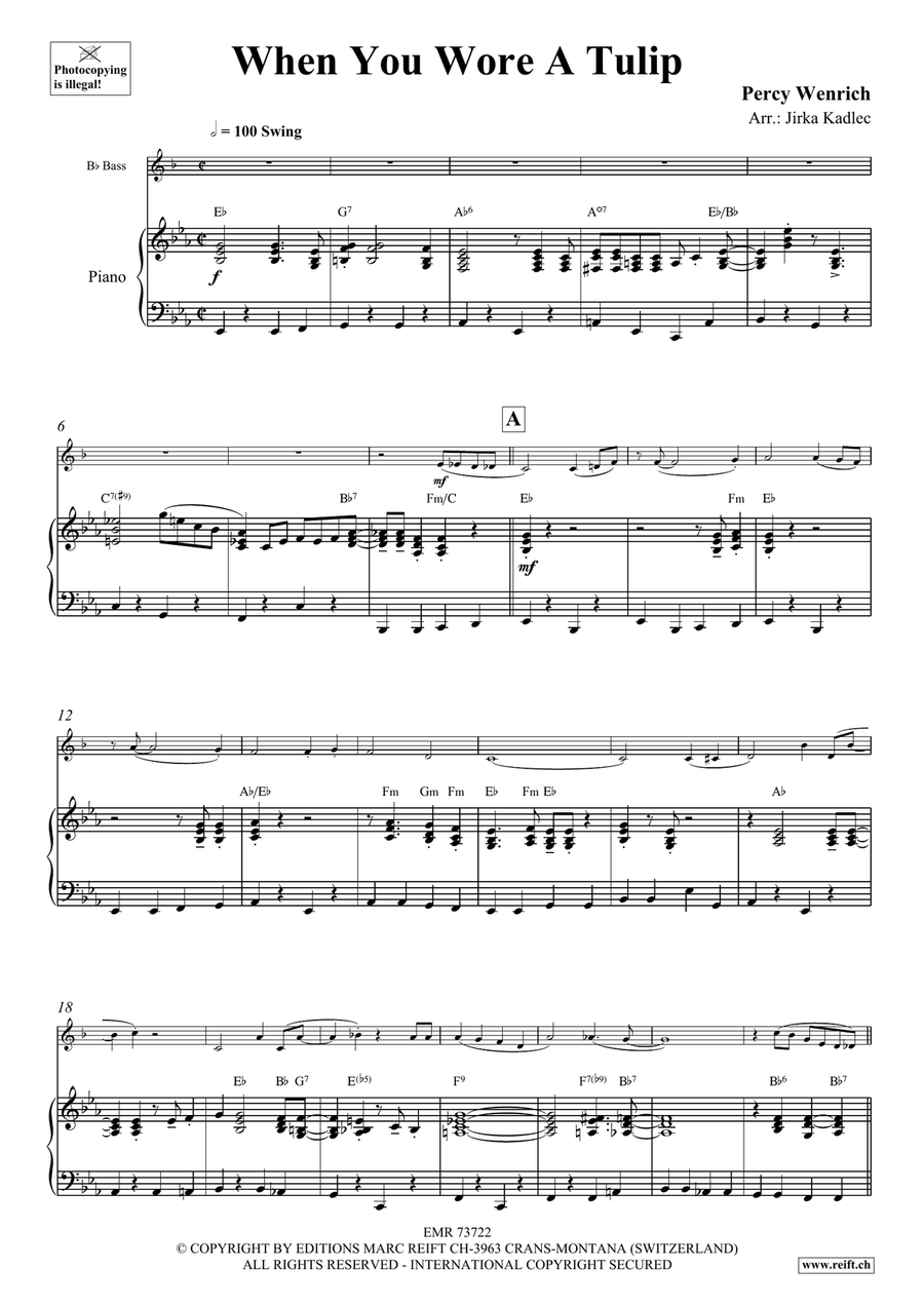 When You Wore A Tulip Voice Solo scores gallery preview page 4