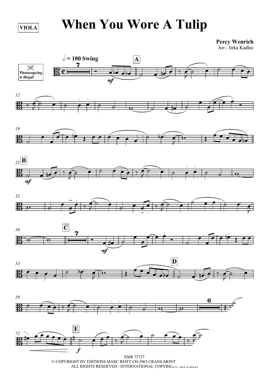When You Wore A Tulip When You Wore A Tulip Piano Accompaniment scores gallery preview page 3