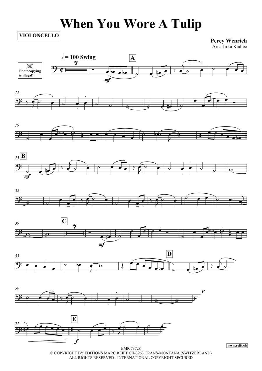 When You Wore A Tulip When You Wore A Tulip Piano Accompaniment scores gallery preview page 3