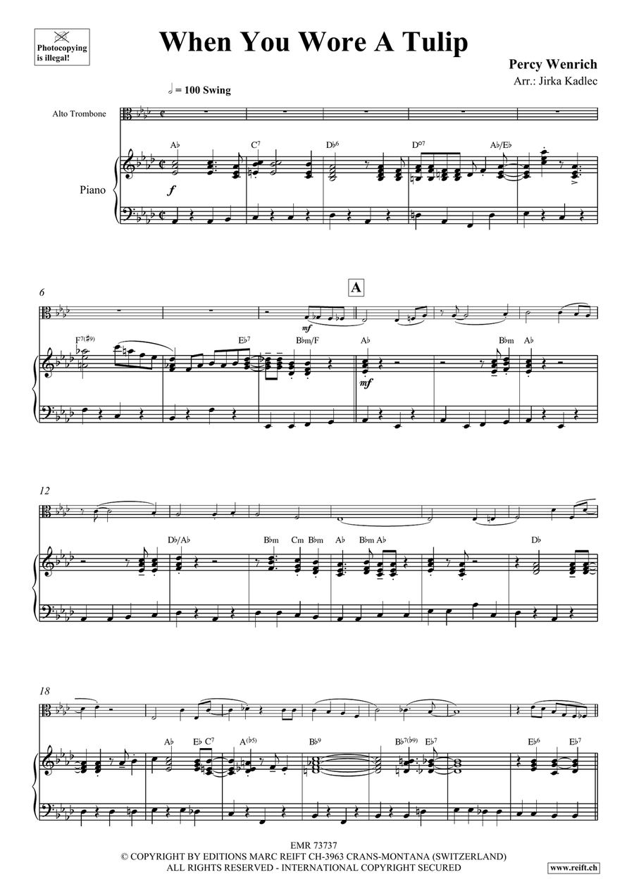 When You Wore A Tulip When You Wore A Tulip Piano Accompaniment scores gallery preview page 4