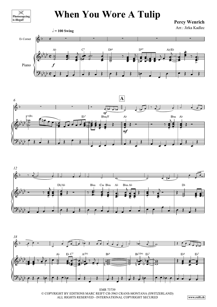 When You Wore A Tulip Cornet scores gallery preview page 4