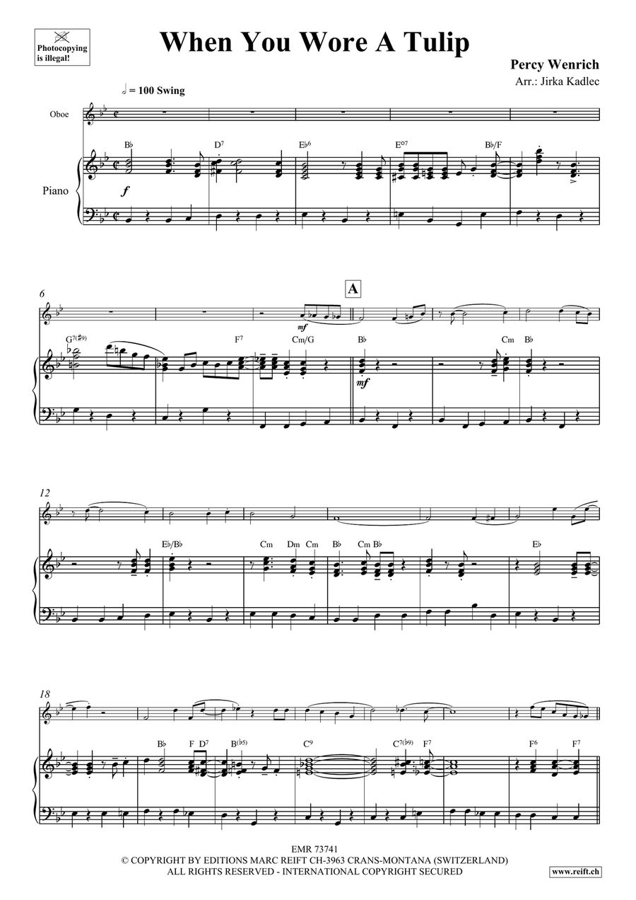 When You Wore A Tulip When You Wore A Tulip Piano Accompaniment scores gallery preview page 4