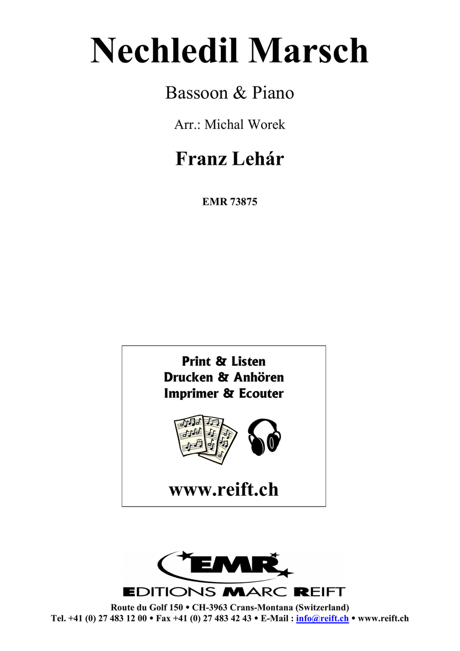 Nechledil Marsch Nechledil Marsch Bassoon Solo scores gallery preview page 2
