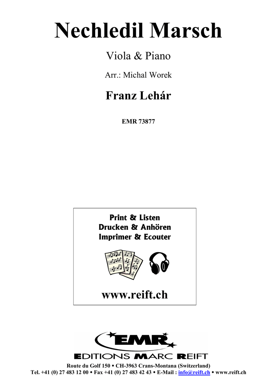 Nechledil Marsch Nechledil Marsch Piano Accompaniment scores gallery preview page 2